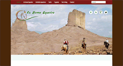 Desktop Screenshot of lafermequestre.com